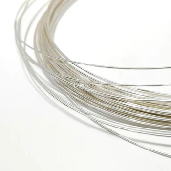 1.1 mm, 1.2 mm, 1.5 mm neto žica srebra 999 uzorka za DIY narukvica i ogrlica naušnice nakit zaključke i dijelovi
