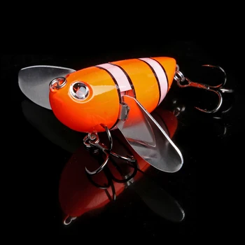 1pc mamac za Ribolov ručica HardBait 6 cm 12,5 g 3D oči plutajući umjetni ribolov za morski ribolov slatkovodne