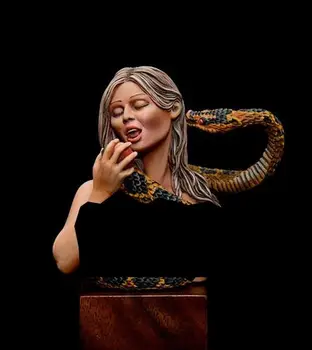 Novi Unassembled 1/10 First woman ancient with snake bust WITHTOUT BASE Bindemittel Kit DIY Igračke Unpainted bindemittel model