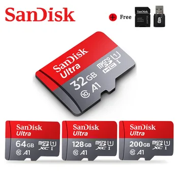 SanDisk A1 kartica 256GB 200GB 128GB 64GB 98MB/S 32GB, 16GB Micro sd card Class10 UHS-1 flash memorijska kartica Microsd TF / SD Card