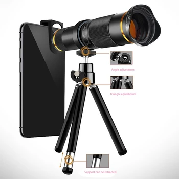 38X телеобъектив HD monokularno teleskop telefon objektiv kamere za IPhone 11 Xs Max XR X 8 7 Plus Android smartphone mobilni