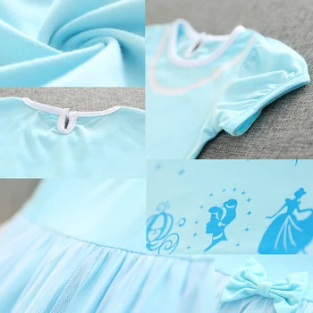 Disney Baby haljine za djevojčice Snjeguljica haljina princeze Božić, Halloween Dječje odjeće ljetna haljina elegantna mreže luk