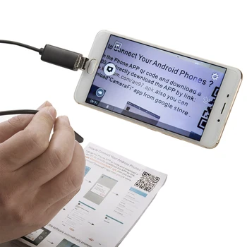 2 m kabel 5.5 mm objektiv Mirco Android USB OTG USB Endoscope skladište vodootporan IP67 zmija cijev Android USB Borescope 480P