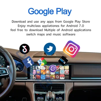 Carplay AI Box za Citroen 2016-2020 za Apple 4+32G Mirror Link Wireless Carplay Dongle Android System Plug and Play Youtobe