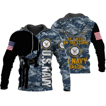 Tessffel America Marine Camo Skull pulover Vojnik Armije NewFashion Harajuku 3DPrint Zip/majica/majica/jakna/Muškarci/Žene B-15