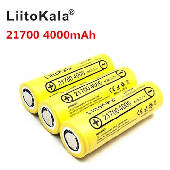 Liitokala NEW 21700 li-lon baterije od 4000 mAh 3.7 V 15A discharge rate 5C ternary car battery litij baterija za električna baterija