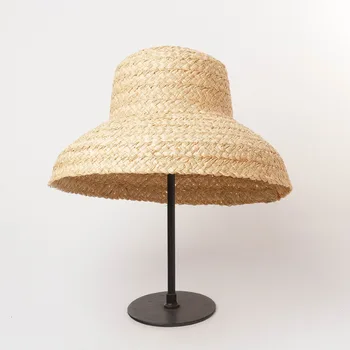 Ljetni šeširi za žene klasicni male свисающая šešir polja ručni rad Rafija slamnati šešir dame vanjski zaštita od sunca plaža slamnati šešir