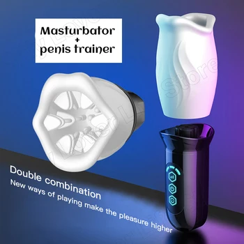 Novi muški masturbator šalica soft Maca sex alati za parove usta oralni odrasla osoba izdržljivost vježbe seks proizvodi muškarci plišane igračke za muškarce
