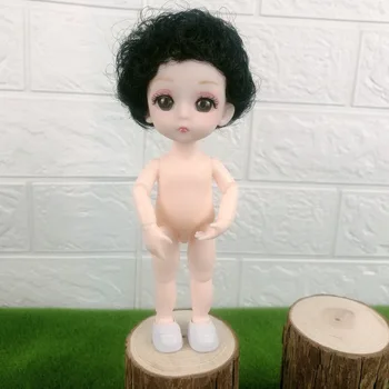 16 cm 1/12 BJD lutke 13 pokretni zglob slatka lutka dječja igračka DIY bijela koža akt može prerušiti moda lutka djevojka je najbolje igračke poklon