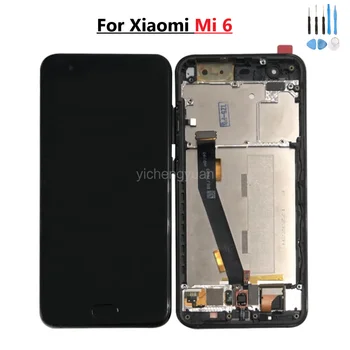 Originalni za Xiaomi Mi 6 LCD Display+Touch Screen Digitizer Assembly 1920x1080 FHD For 5.15