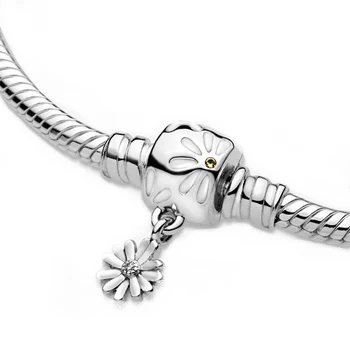 Trenutke Daisy cvijet Spone zmija Pan narukvica srebra 925 Daisy Fit originalni ovjes Diy nakit