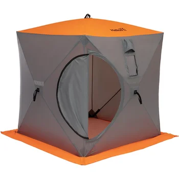Šator winter cube je 1,5x1.5 Orange Lumi/gray Helios (hs-isc-150olg) za led ribolov s udicom i sladoledom