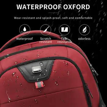 2020 novi Muške vodootporne ruksak Fit 17 inčni laptop USB punjenje žene Oxford putovanja muški Vintage školska torba Mochila