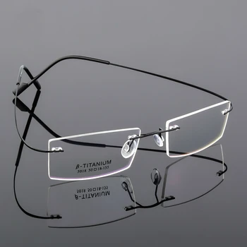 Ultra-lagani titan legure naočale za kratkovidnost rimless kratkovidan naočale recept naočale -1.0 -1.5 -2.0 -2.5 -3.0 -3.5 -4.0