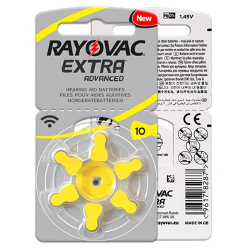 30 kom. / 5 karata RAYOVAC dodatni cink zrak 1.45 u performanse slušna pomagala baterije A10 10A 10 PR70 slušna pomagala baterije njegu ušiju