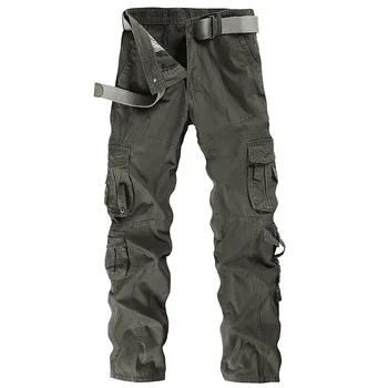 2019 novi brend muške vojne hlače-teretni multi-džepovima široke Muške hlače svakodnevne hlače kombinezon vojne hlače hlače-teretni