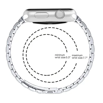 Essidi trake od nehrđajućeg čelika za Apple Watch Series 6 SE 5 4 3 2 1 2020 tanak žene muškarci narukvica remen Correa za 38 40 42 44 mm