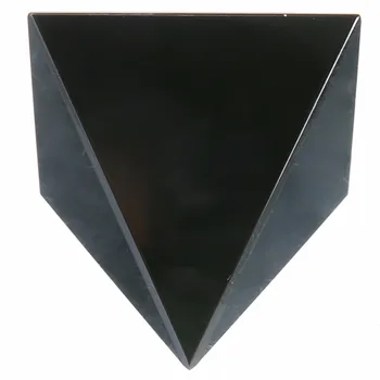 1pc prirodni piramida Opsidijan kvarcni Kristal, kamen je Kamen, iscjeljenje crna mineralni uzorak ukras stočarstvo 4 cm