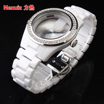 Nove narukvice sata,visokokvalitetni bijeli Keramički remen za sat Diamond Watch for AR1426 women watche Bracelet WATCHBAND