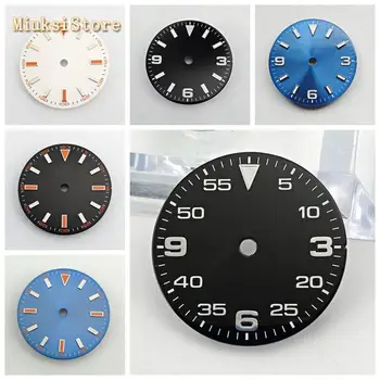 Bliger sterile 29mm luminous watch zifferblatt fit ETA 2824/2836,Mingzhu DG 2813/3804,Miyota 8205/8215/821A/82 series movement