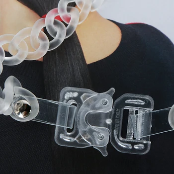 1017 ALYX 9SM prozirne narukvice muškarci žene klasični narukvica lanac ALYX kvalitetne mat prozirnom sigurnosti buckle