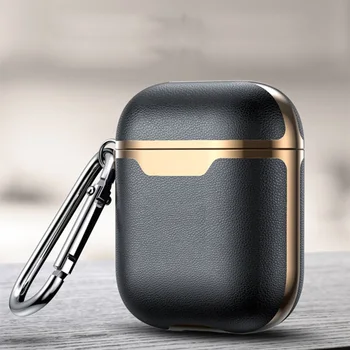 Luksuzni dvoetažni voštana koža unutarnji torbica TPU za Apple airpods 1 2 3 Pro Case TWS torbica za slušalice airpod Pro Cover Case Luxury
