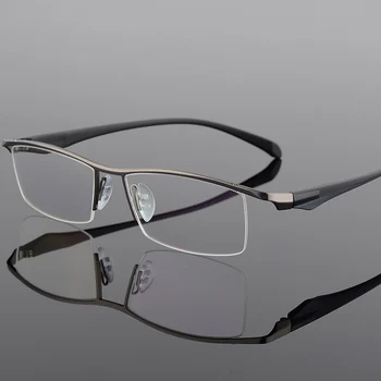 TR90 Титановая optički okvira za naočale, muškarci 2019 Novi Полуквадратный kratkovidnost očne staklo rx naočale Modne muške naočale