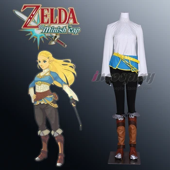 Legenda o Зельде Princeza cosplay Dah divljine odijelo Zelda Halloween rukavice pricess pregača zona