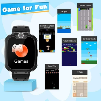 Djeca Smart Watch telefon Smartwatches music player matematičke igre pozivanje kamere, alarm snimač, kalkulator za poklon za rođendan igračke