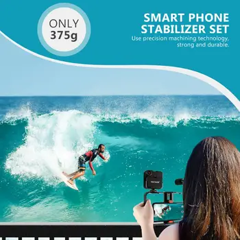 Neewer Smartphone Video Rig Kit Smartphone Video Grip stabilizator sa mikrofonom+LED Video Light+mini-stativ pogodan za iPhone