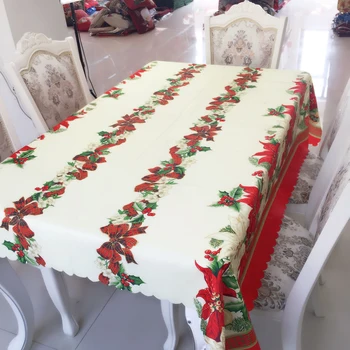 Božićne dekoracije cvijet prsten stolnjak uređenje doma poklopac površine festival DIY ukras poklopac površine stranke dekor stola