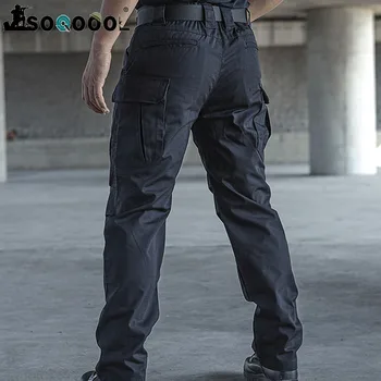 Plus veličina S-6XL muškarci svakodnevne hlače teretni vanjski pješačenje interventnu vojska taktički sportske hlače maskirne vojne multi džep hlače
