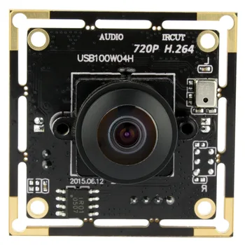 ELP 720p 1MP HD 30fps H. 264 170 stupnjeva FOV širokokutni CMOS modul kamere naknada s mikrofonom za android ,linux i windows