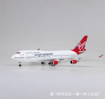 1/150 Virgin Atlantic Airways B747-400 47см putnički zrakoplov modela aviona igračka