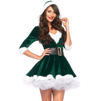 Moda Miss Mraz Haljina Kostim Žene Božić Neobične Haljine Stranke Seksi Djed Odjeću Majica Djed Mraz Je Slatka Cosplay Nošnje