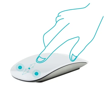 Bluetooth Wireless Arc Touch Magic Mouse ergonomski ultra-tanki clamshell to punjiva miš optički 1600 DPI Mause za miševe Apple Macbook