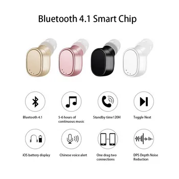 Bežične slušalice bluetooth komplet za automobil stereo Bluetooth slušalice, handsfree slušalice s ugrađenim HD-mikrofon magnetska punjenje