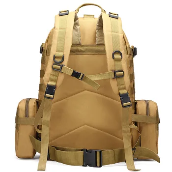 50L taktički ruksak,muški vojni ruksak,4 u 1Molle taktička sportska torba,vanjski planinarenje penjanje army ruksak kamp torbe