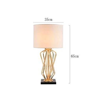 Nordic LED lampe za zlato je metal lampe spavaća soba home dekor stolne lampe led stolne svjetiljke vjenčanje svjetiljke rasvjeta