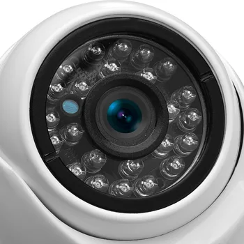 HD 5MP IP Camera POE H. 265 Onvif Mini Metal White Home Dome Outdoor Waterproof CCTV 2.8 mm Wide Angle 1080P Surveillance Camera